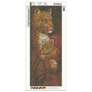 5D DIY Full Drill Diamond Painting Leopard Cross Stitch Embroidery Mosaic