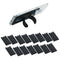 15 Pcs 2 in 1 Silicone Phone Adhesive Holder Credit Card Pouch Stand Black