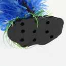 Plastic Aquarium Fish Tank Blue Grass Plant Rock Base Reptile Terrarium Vivarium