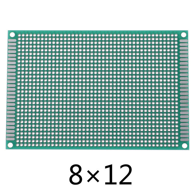 1pcs 8x12cm Single Side Prototype PCB Universal Printed Circuit Board Protob  Gw