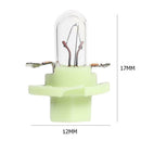 5pcs T5 B8.4D Halogen Car Gauge Bulbs for Dash Instrument Light (Green)