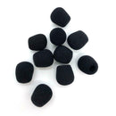 10pcs 25mm Soft Elastic Sponge Microphone Head Cover for Headset Sleeve Mic A