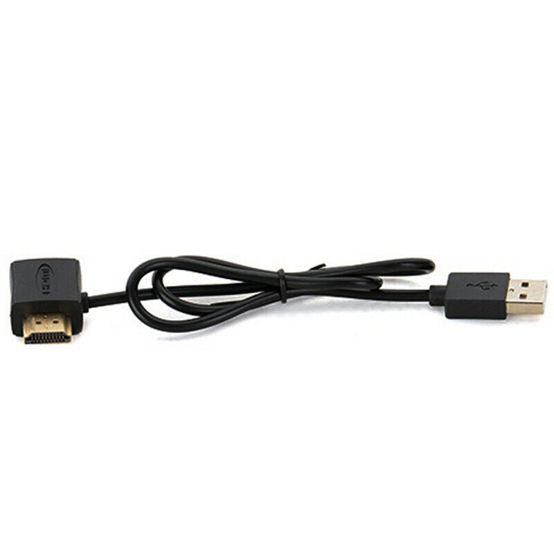 50CM USB 2.0 HDMI Male To Female Adapter Extender Power Connector Cable ME