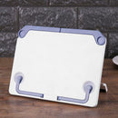 Portable Reading Stand Books Recipe Shelf Rack Folding Cookbook Holder Organizer