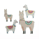 50pcs alpaca cardstock diecut stickers for scrapbooking card making  Z
