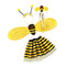 4Pc KIDS GIRLS BUMBLE BEE PARTY TODDLER FANCY DRESS COSTUME HEADBAND