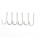 50pcs 1# Sharp Barbed Fishing Hooks Trolling Tackles Pesca #gib