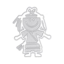 Cartoon Kung Fu Metal Cutting Dies Stencil DIY Scrapbook Paper Card Craft Cute