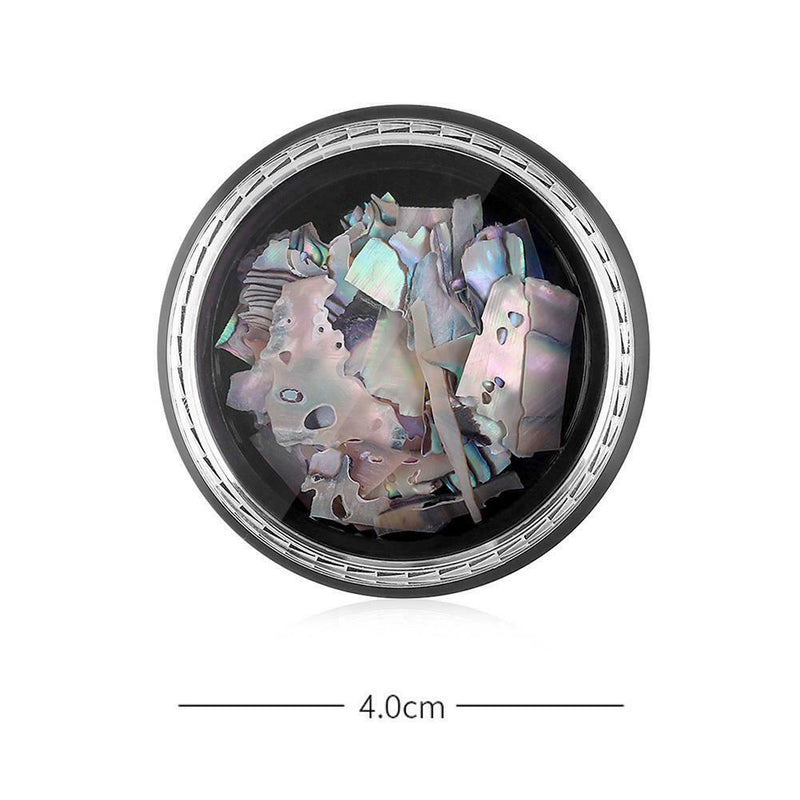 1 Box Natural Shell Piece Multicolor Fragments Nail Patch Nail Art (3)
