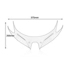ABS Motorcycle Winglet Front Fairing for Kawasaki Ninja250 18-19 Black