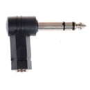 6.35mm Male to 3.5mm Female Right Angle Stereo Audio Adapter 90 Degree ConveBSE