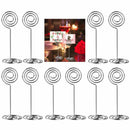 10pcs Swirl Table Number Photo Holder Stands for Weddings Party Gatherings O1M7