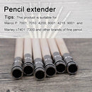 Wood Single Head Pencil Extender Holder Sketch School Office Art Write Tool