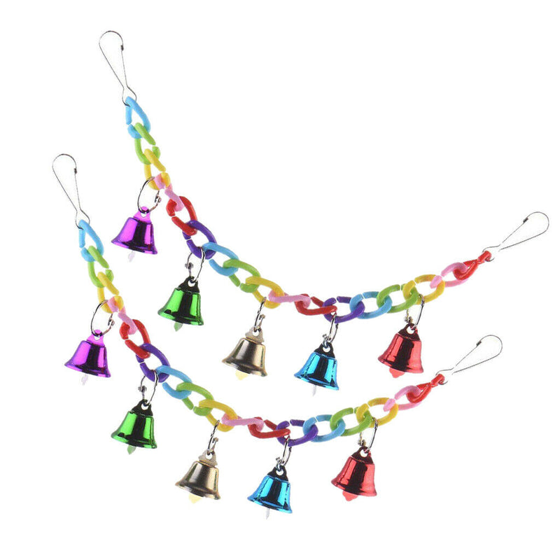 2 Pieces Plastic Rack Playground Ladder For Parrot Macaws