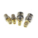 4pcs BNC Female to SMA Male Connectors Type RF Connector Adapter Converter