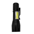 Mororock XPE T6 COB LED 3-Modes Mini USB Rechargeable Flashlight Torch Zoom Lamp