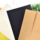 50Pcs/Pack 17.5X12.5Cm Kraft White Black Paper Envelope Message Card Letter