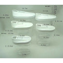 5pcs Food Storage Box Clear Container Set With Pour Lids Kitchen Food Seale D1E3