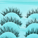 New Japan 5 Pairs Magic Diamond Lashes Cross Messy False Eyelashes In Box Hot!