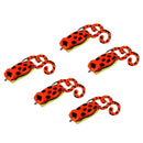 Pack of 5pcs  Frog Lure Bass Fishing Hooks Bait Tackle Topwater Soft Baits