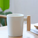 Japan Style Brief Travel Coffee Mug Ceramic Porcelain Milk Mug Coffee Cup W E4I4