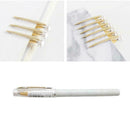 0.7mm Nordic Marble Style Gel Pen Refill Black Ink School Office Supply New