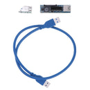 0.6M PCI-Express 1X To 1X Router Adapter PCI Router Slot PCIe X4 X8 X16