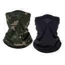 2x Cycling Face Cover Sport Balaclava Scarf Women Men Ski Neck Gaiter Snood
