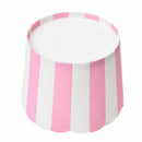 50 Pcs Pink Cupcake boxes Paper For Muffins Cake Mould stripe Decoration