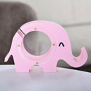 Wooden Elephant Money Bank Coin Saving Box Piggy Bank Toys For Children~Pink