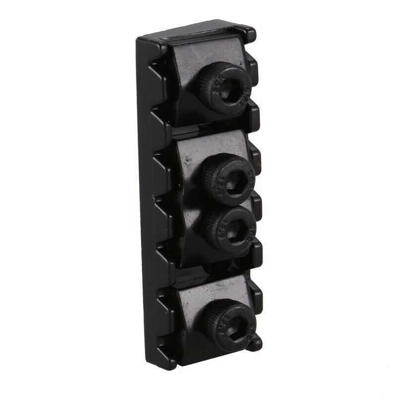 7 String Locking Nut Electric Guitar Nut Tremolo Bridge 48mm (Black)