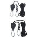 1Pair Hanging Rope Ratchet Lights Lifters Led Grow Light Hangers Zinc Alloy  Nw