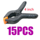 15x 4" Spring Clamps Large Strong Plastic Market Stall Clips Nylon Tarpaulin