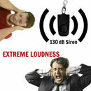 Personal Anti Rape Alarm Keychain 130dB SOS Emergency Self Defense Safety G2B2