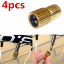 4* Presta to Schraded Valve Adaptor Converter Road Bike Cycle Bicycle Tube Pump