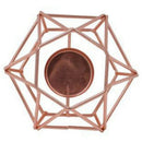 Nordic Romantic Dinner Candle Holders Geometric Candlestick Iron Candle Hol U2V5