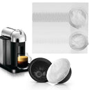 50pcs 62mm Coffee Capsule Lids Refillable Capsules Stickers Lid for Nespresso