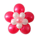Hot 2X Plum flower Clip Tie 6.5 cm Balloom Shape Clip Party Decoration SELJ