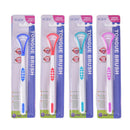 Tongue Cleaner Total Clean Dental Care Brush Oral Bad Breath Scraper Freshn%!
