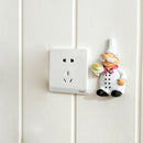 Cook Design New Storage Shelf Holder Power Plug Holders Rack Socket Wall Mo F4M5