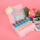 50Pcs Bobbin Hardcover Plastic Box Double Bobbin Case Bottom Bobbin Thread
