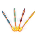 4 Pcs Double Soft Bamboo Charcoal Nano Brush Home Oral Care Toothbrushes JR