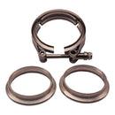 2.5 '' V-Band Clamp Kit For Exhaust Pipe Upgraded Auto Parts