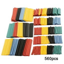 560pcs Heat Shrink Tube Assorted Insulation Shrinkable Tube 2:1 Wire Cab_