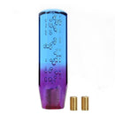 Car Gear Shift Knob Crystal Bubble Manual Gear Stick Lever Head Blue+Purple hv2n