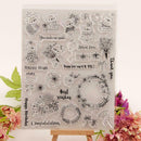 Bear Flower Seal Stamp Cutting Dies Stencil Set DIY Scrapbooking Embossing
