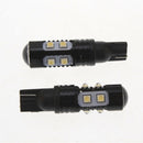 High Power Pair 50W T10/T15 LED 6000K HID Cool White Backup Reverse Lights Bulb