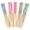 Chinese Folding Silk Pocket Flower Hand Fan Wedding Dance Party Color Random OZ