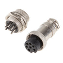 GX16 7 Pins Metal Waterproof Aviation Connector Plug & Socket