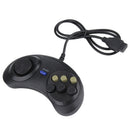 Classic Retro 6 Buttons Wired Handle Game Controller Gamepad Joystick Joypa F6C2